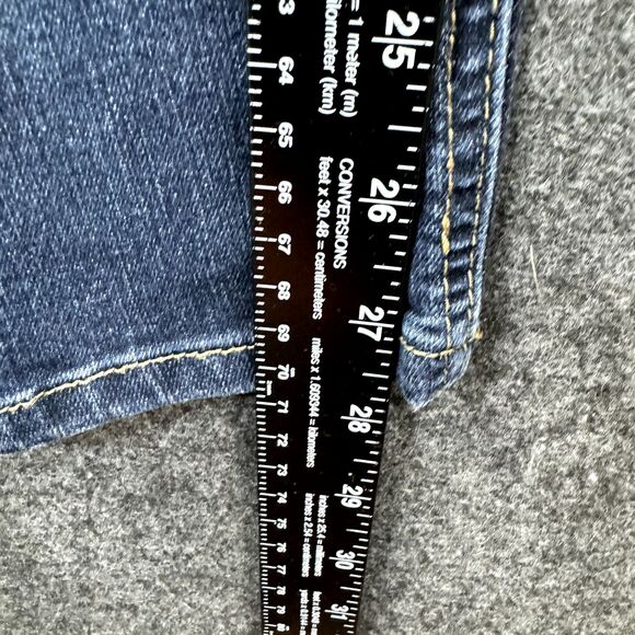 Democracy Ab Technology Jeans Women's 8 Blue Dark Wash Stretch Skinny - Picture 6 of 9